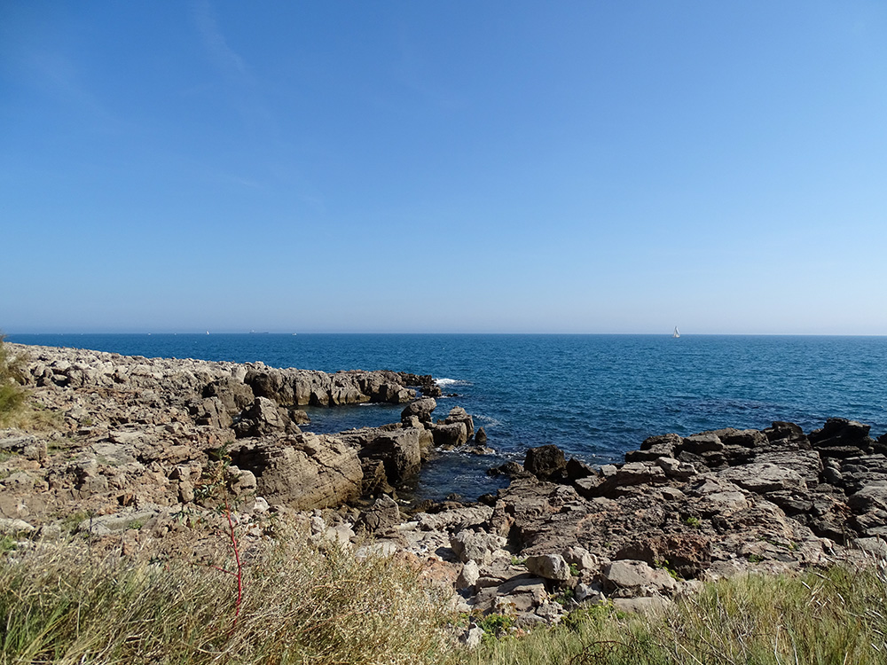 La plage de Sète à proximité de l'hôtel Vénezia