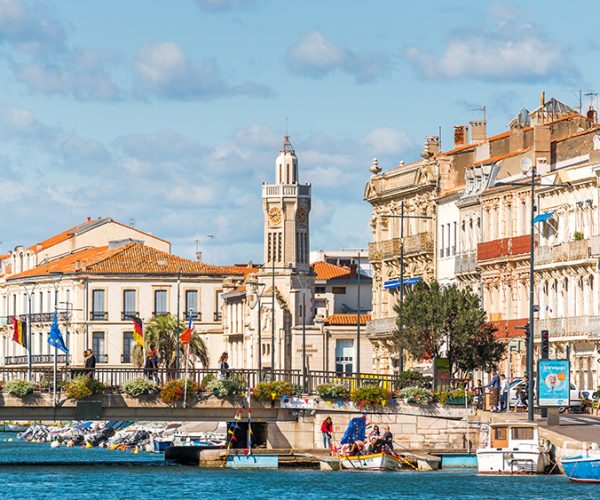 Vue du canal royal de Sète